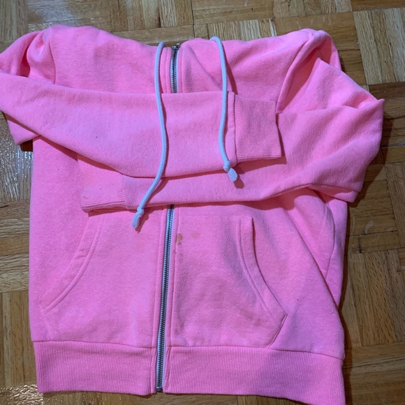 PINK ZIP-UP JACKET WITH CAP - Picture 5 of 5